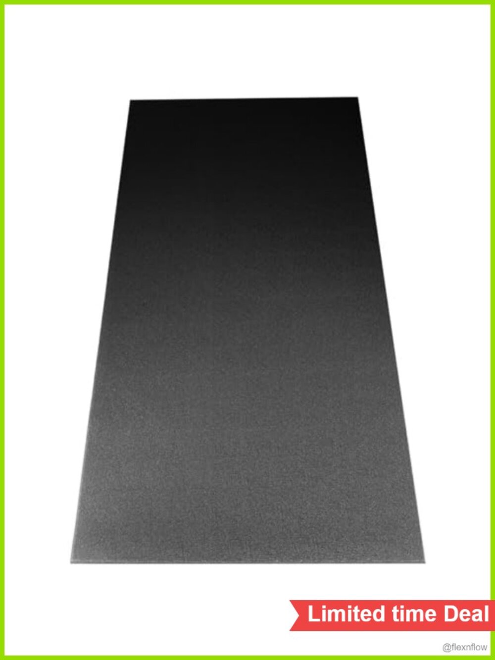 PVC Non-Slip Gym Floor Mat 36x78 Treadmill Yoga Weightlifting Protection